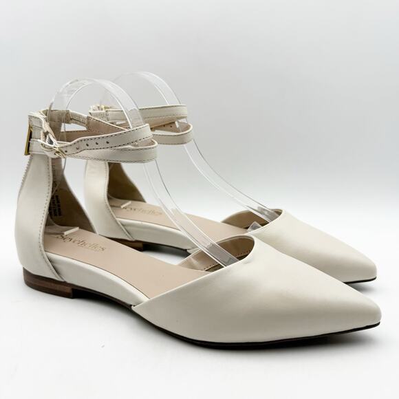 Seychelles Womens What a Girl Wants Flats US 8.5 M Off White Leather NWOB - Picture 5 of 12